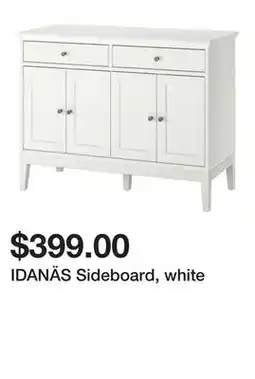 Ikea IDANÄS Sideboard, white offer