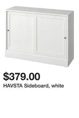 Ikea HAVSTA Sideboard, white offer