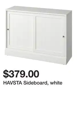 Ikea HAVSTA Sideboard, white offer