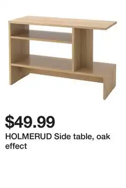 Ikea HOLMERUD Side table, oak effect offer