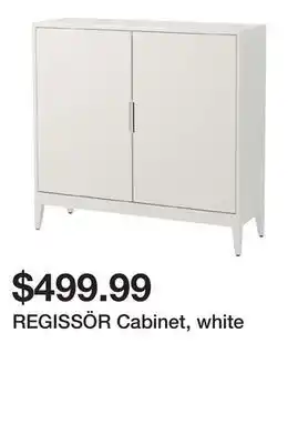 Ikea REGISSÖR Cabinet, white offer