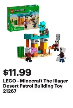 Best Buy LEGO - Minecraft The Illager Desert Patrol Building Toy 21267 offer