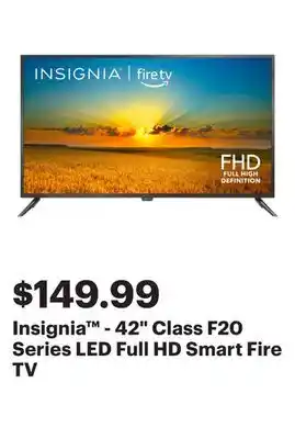 Best Buy Insignia - 42 Class F20 Series LED Full HD Smart Fire TV offer