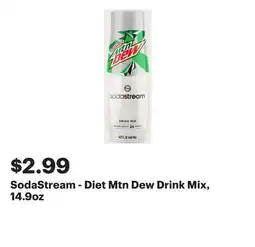 Best Buy SodaStream - Diet Mtn Dew Drink Mix, 14.9oz offer