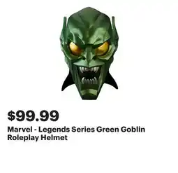 Best Buy Marvel - Legends Series Green Goblin Roleplay Helmet offer