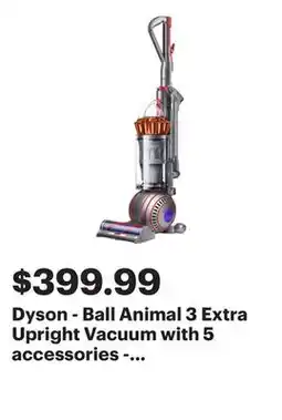 Best Buy Dyson - Ball Animal 3 Extra Upright Vacuum with 5 accessories - Copper/Silver offer