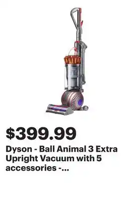 Best Buy Dyson - Ball Animal 3 Extra Upright Vacuum with 5 accessories - Copper/Silver offer