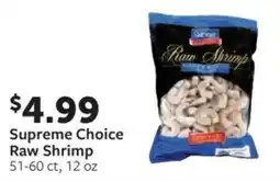 Fareway Supreme Choice Raw Shrimp offer