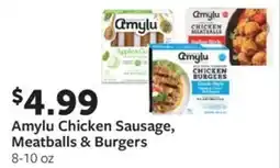 Fareway Amylu Chicken Sausage, Meatballs & Burgers offer