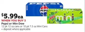 Fareway Pepsi or Mtn Dew offer