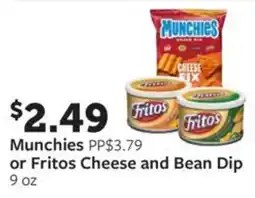 Fareway Munchies or Fritos Cheese and Bean Dip offer