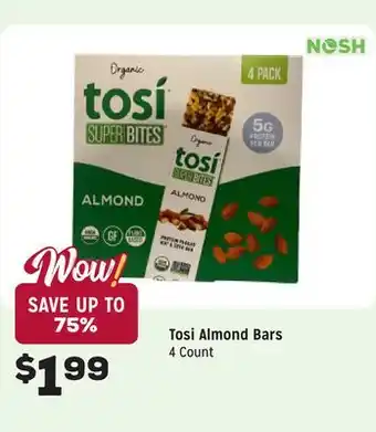 Grocery Outlet Almond Bars offer