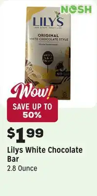 Grocery Outlet White Chocolate Bar offer