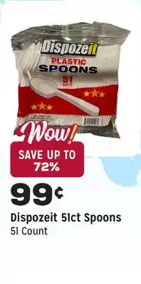 Grocery Outlet 51ct Spoons offer