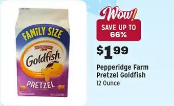 Grocery Outlet Pretzel Goldfish offer