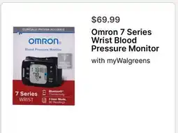 Walgreens Omron 7 Series Wrist Blood Pressure Monitor offer