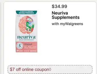 Walgreens Neuriva Supplements offer