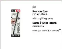 Walgreens Revlon Eye Cosmetics offer