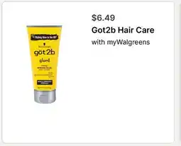 Walgreens Got2b Hair Care offer