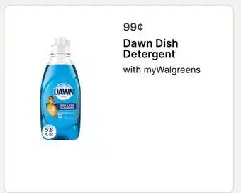 Walgreens Dawn Dish Detergent offer