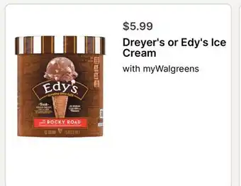 Walgreens Dreyer's or Edy's Ice Cream offer