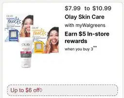 Walgreens Olay Skin Care offer