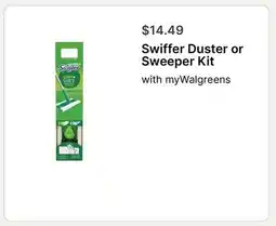 Walgreens Swiffer Duster or Sweeper Kit offer