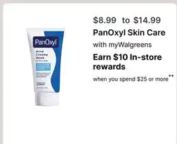 Walgreens PanOxyl Skin Care offer