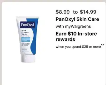 Walgreens PanOxyl Skin Care offer