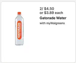 Walgreens Gatorade Water offer