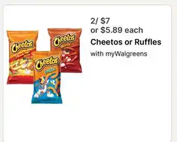 Walgreens Cheetos or Ruffles offer