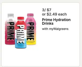 Walgreens Prime Hydration Drinks offer