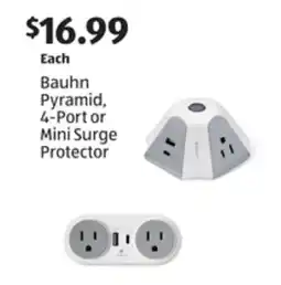 Aldi Bauhn Pyramid, 4-Port or Mini Surge Protector offer