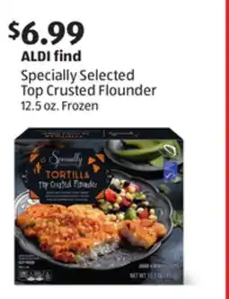 Aldi Specially Selected Top Crusted Flounder offer