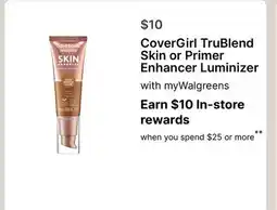 Walgreens CoverGirl TruBlend Skin or Primer Enhancer Luminizer offer