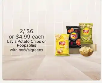 Walgreens Lay's Potato Chips or Poppables offer