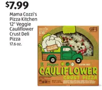 Aldi Mama Cozzi's Pizza Kitchen 12 Veggie Cauliflower Crust Deli Pizza offer