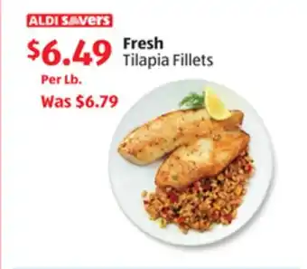 Aldi Fresh Tilapia Fillets offer