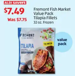 Aldi Fremont Fish Market Value Pack Tilapia Fillets offer