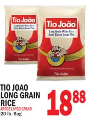 Bravo Supermarkets TIO JOAO LONG GRAIN RICE offer