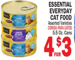 Bravo Supermarkets ESSENTIAL EVERYDAY CAT FOOD offer