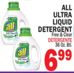 Bravo Supermarkets ALL ULTRA LIQUID DETERGENT offer