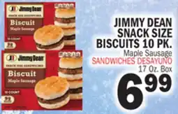 Bravo Supermarkets JIMMY DEAN SNACK SIZE BISCUITS 10 PK offer