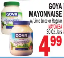 Bravo Supermarkets GOYA MAYONNAISE offer