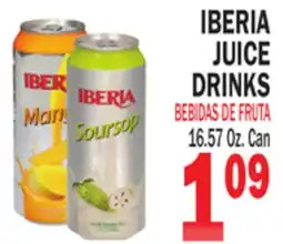 Bravo Supermarkets IBERIA JUICE DRINKS offer