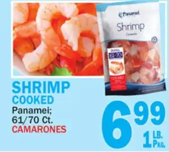 Bravo Supermarkets PANAMEI SHRIMP COOKED offer