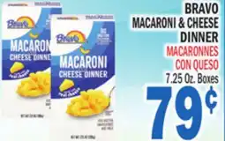 Bravo Supermarkets BRAVO MACARONI & CHEESE DINNER offer