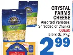 Bravo Supermarkets CRYSTAL FARMS CHEESE offer