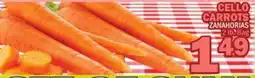 Bravo Supermarkets CELLO CARROTS offer