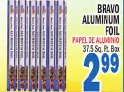 Bravo Supermarkets BRAVO ALUMINUM FOIL offer